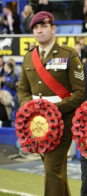 OS Paul Radcliffe Paying respects at a premier league game for Remembrance day