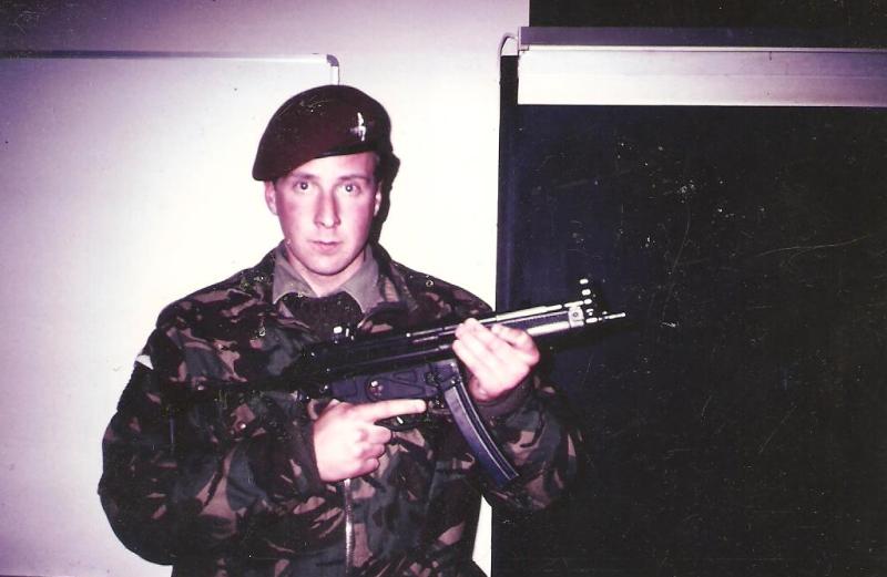 OS Pte Simpson- MP5 Foreign Weapons Training- Classroom circa 1989