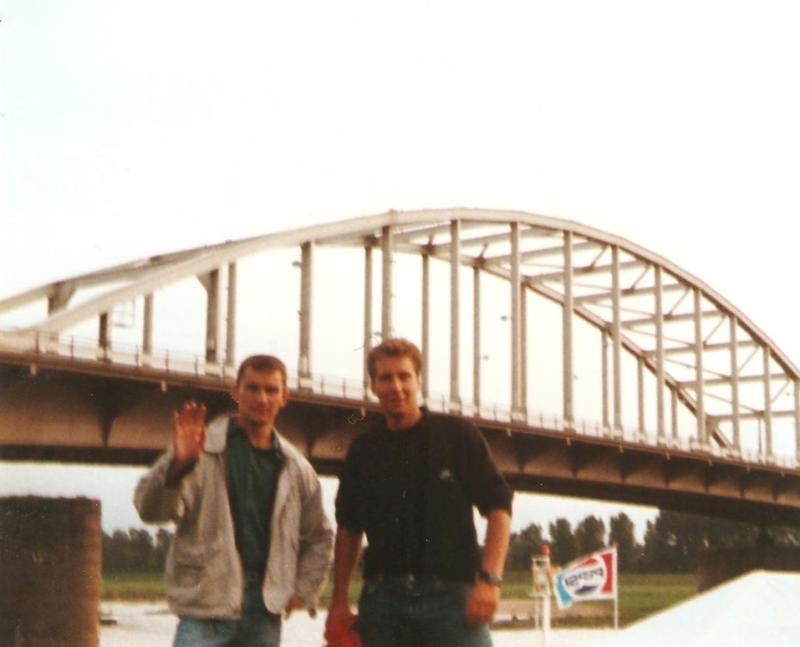OS Sgt Drew Smith & Pte Simpson- Arnhem Bridge circa 1991