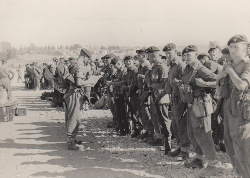 AA 1956 Port Said members of 96 Para Bty