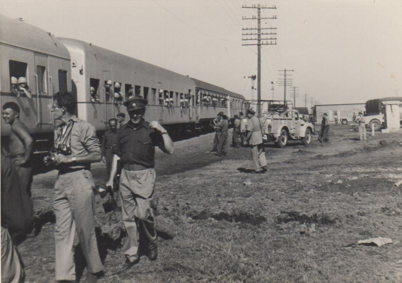 AA Railway in Port Said area, 1956 