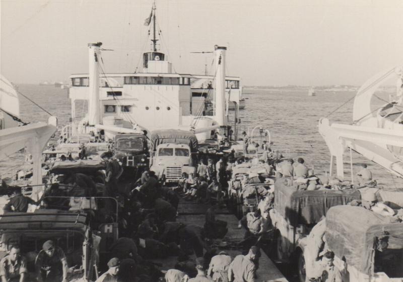 OS Landing ship entering Port Said