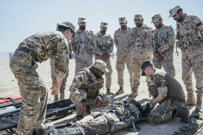 OS UK and Kuwaiti recce forces build skills together  3