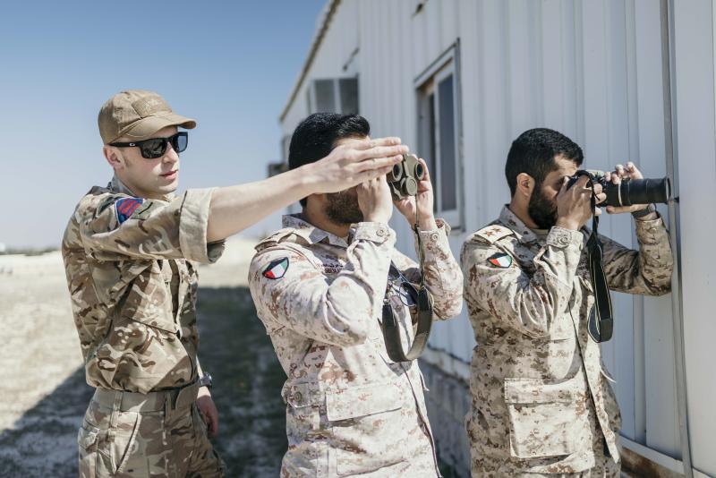 OS UK and Kuwaiti recce forces build skills together  5