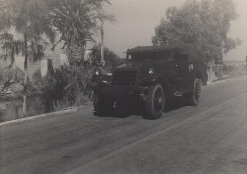 AA White Armoured car Suez 1956