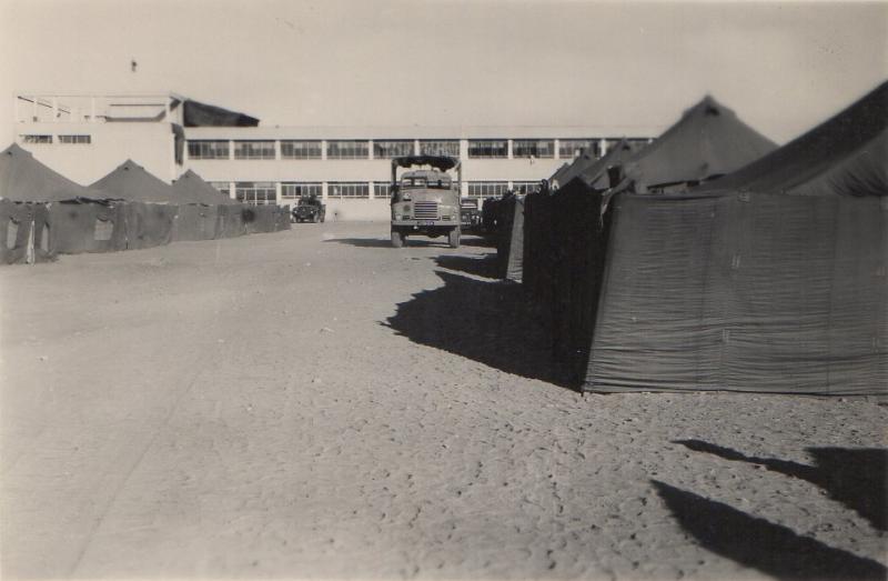 AA 3 Tonner outside Samuel's school, Nicosia Sept 1956