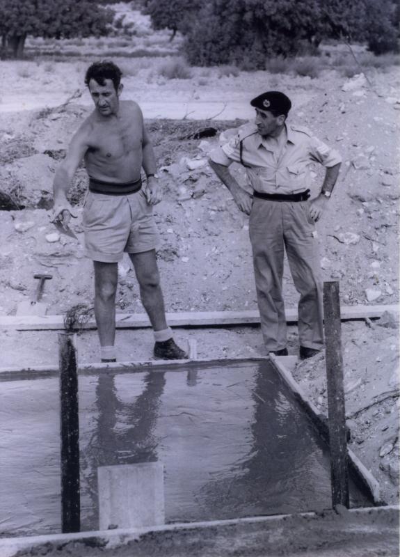 OS Staff Sgt Lawrence Hanlon in Cyprus 1970 