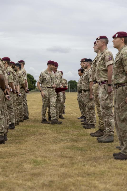 OS Airborne Medics receive their Op Pitting Medals and clasps 2