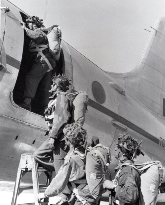 AA Paratroopers boarding a Hastings