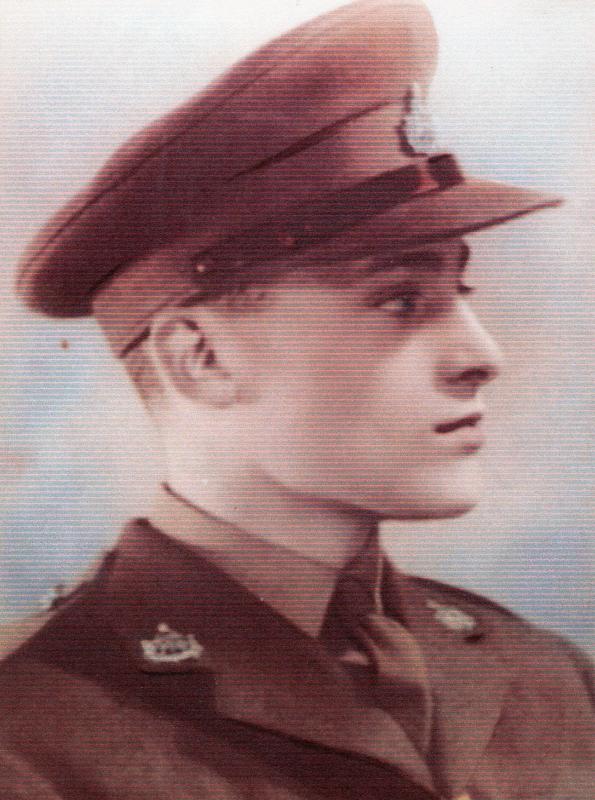 OS Lt.A.F.Pascal. Pass Out photo. Feb 1944