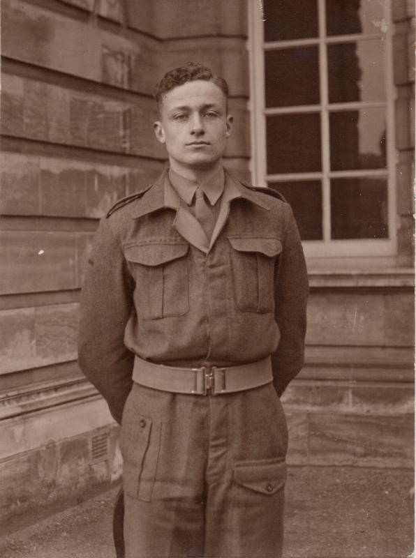OS Lt.Alan Pascal at Sandhurst. Jan-Feb 1944
