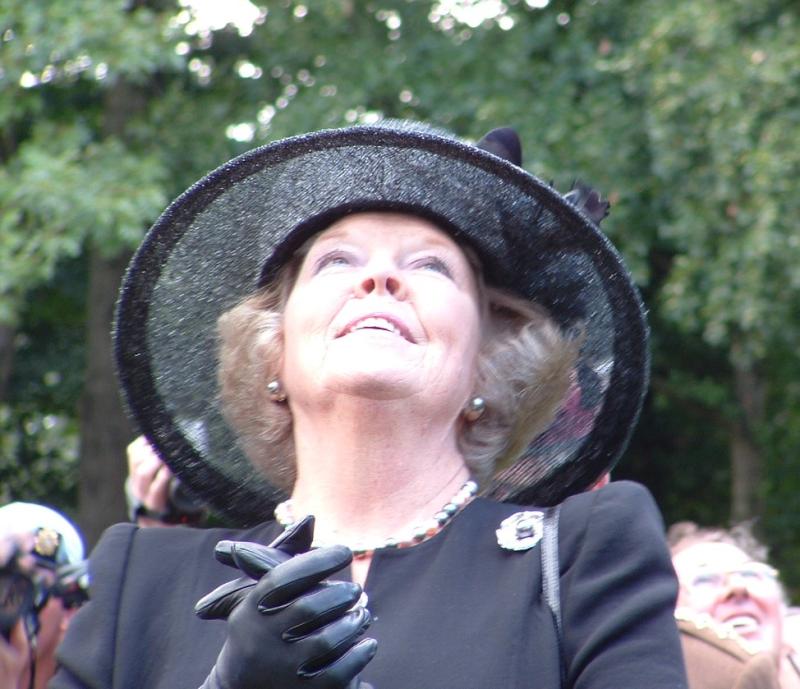 OS Queen of the Netherlands at 50th Commemoration of battle of Arnhem 