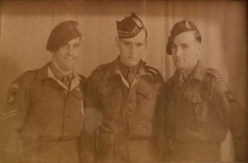 OS Robert wallace and his brothers 1945.