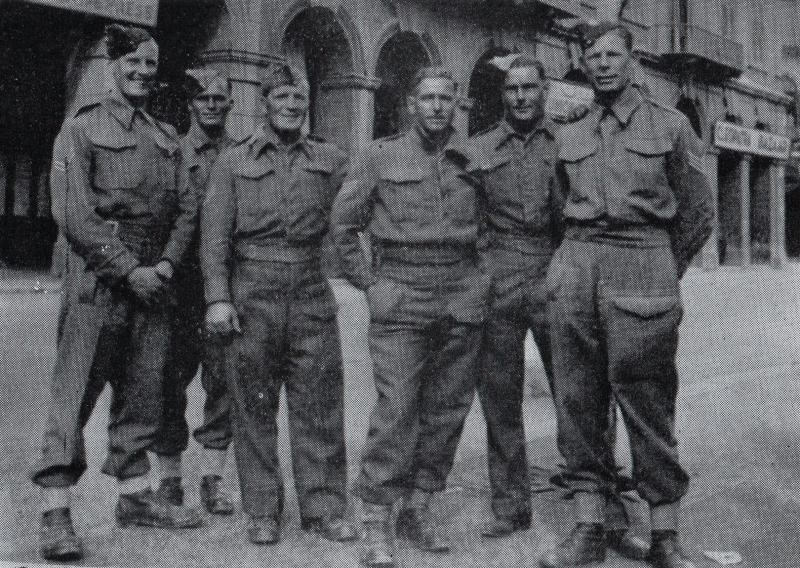 OS A group of ‘D’ Company, 10th Parachute Battalion on leave