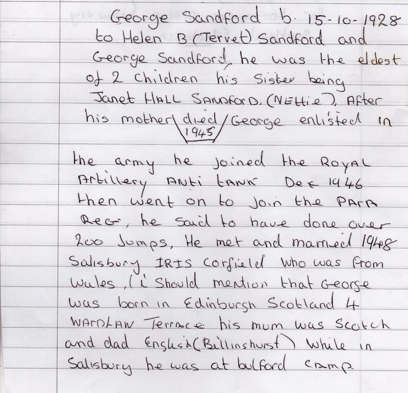 OS Review of life George Sandford pg1