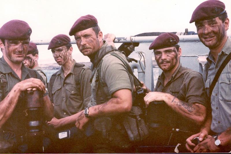 OS Members of 3 PARA Mortar Team 1982