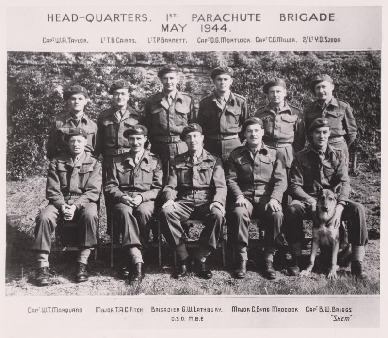 OS HQ 1st Parachute Brigade, May 1944.