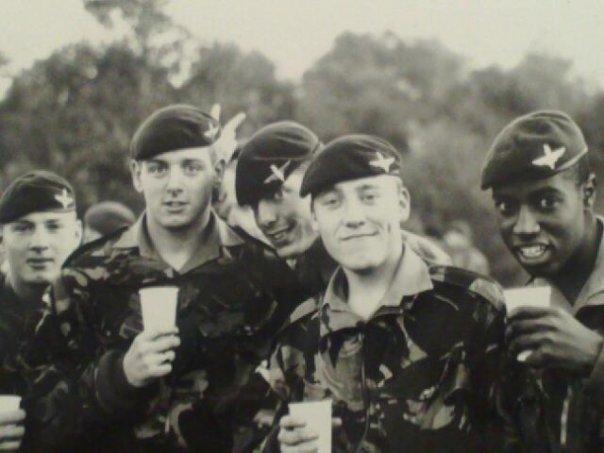2 Coy 10 Para, relaxing before dropping into Germany