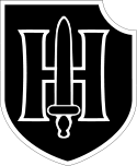 Emblem of The 9th SS Panzer Division "Hohenstaufen" as encountered in Arnhem