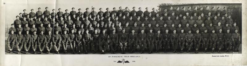 Group Photograph of 225 Parachute Field Ambulance, January 1944