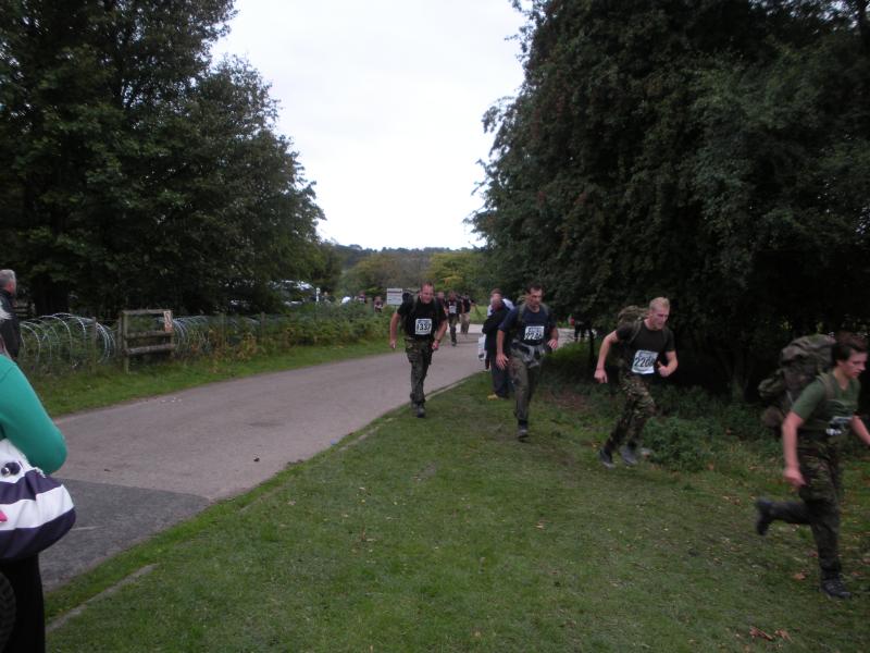 Paras 10 11/9/11. Time of 1hr 55min. Raised money for Para Regt Charity. Entered for next year