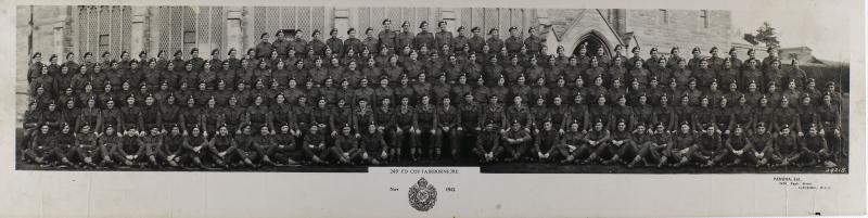 Group Photograph of 249 Field Company RE, Novemeber 1943