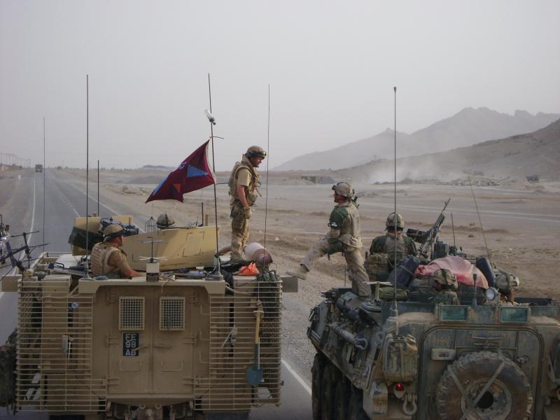 15 Air Assault liaise with Canadians near Kandahar City, Afghanistan, 2008