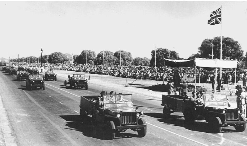 159th Parachute Light Regiment on the Delhi Victory Parade 7 March 1946 ...