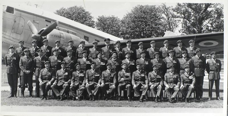 Group Photograph of the Officer's Mess, the Airborne Forces Depot, 1973
