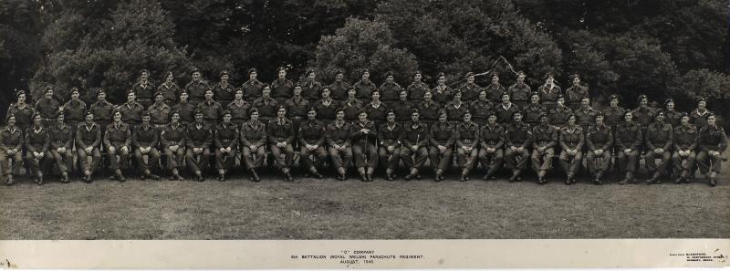 Group Photograph of C Company, 6th Parachute Battalion, August 1945