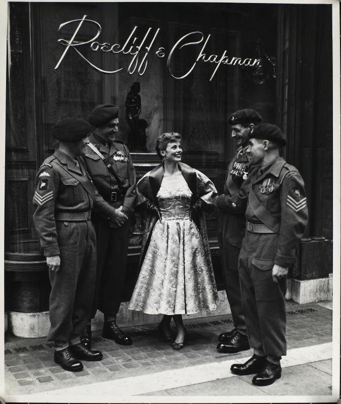 Members of 10th Parachute Battalion (T.A) in London 1950's
