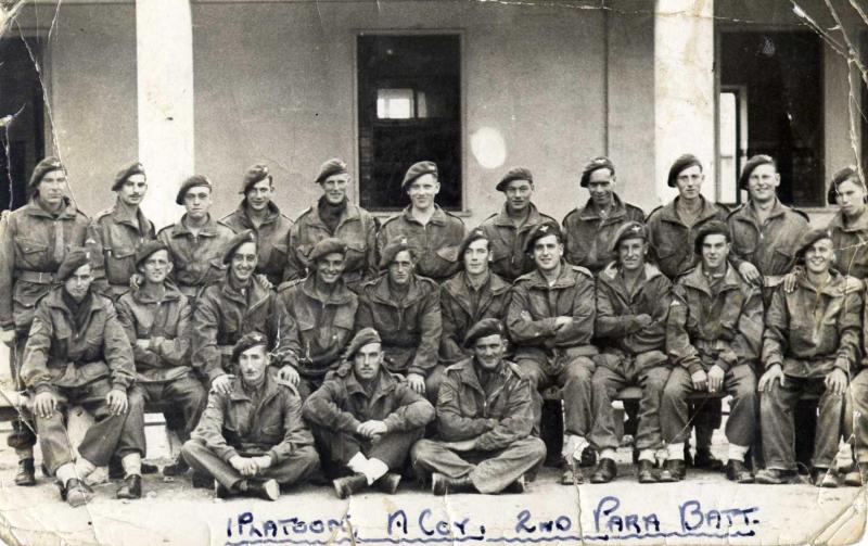 Group photo of 1st Platoon, A Company, 2 Para Bn taken at Barletta, Italy, 1943