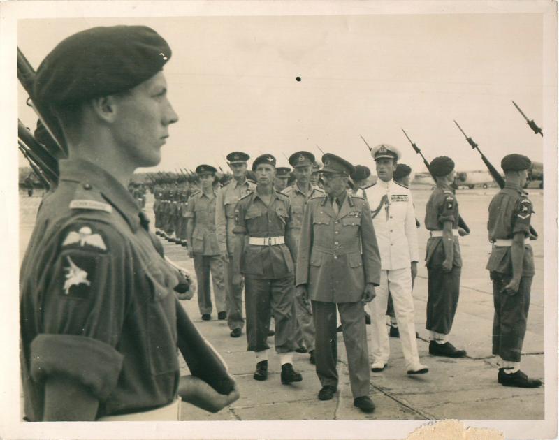 The arrival of Field Marshal Lord Alanbrooke in Singapore, December 5th 1945.