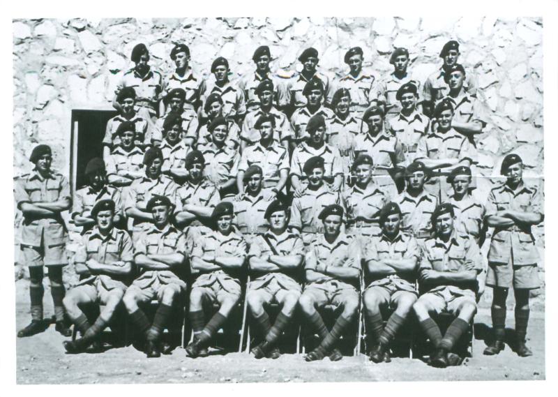 Group shot of 10 Platoon, T Company, 1 PARA in Palestine 1945.