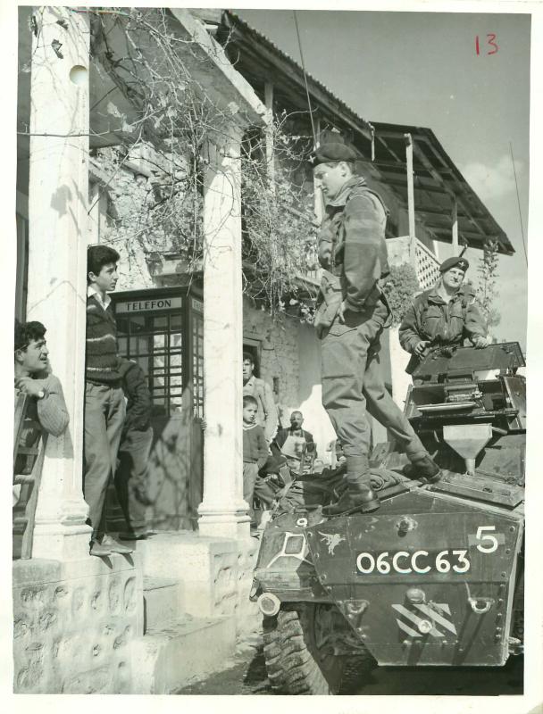 Guards Parachute Company patrol mountain villages of south west Cyprus.