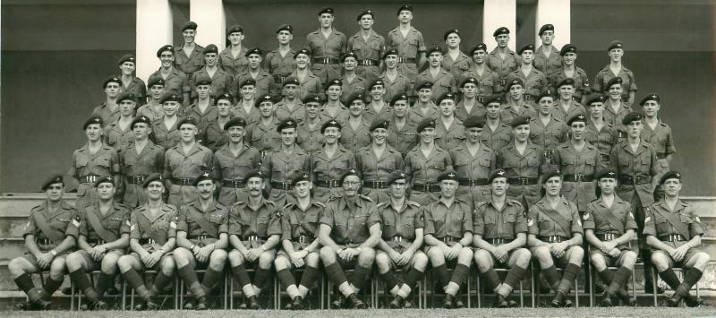 Group photo of Independent Parachute Squadron in Malaya, 1956.