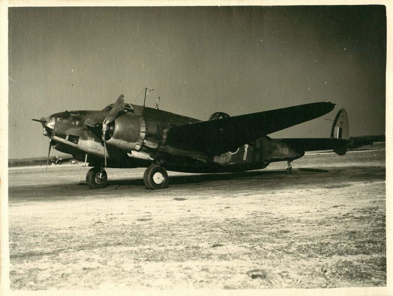 Lockheed Hudson aircraft on the ground.