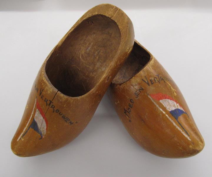Clogs presented post war to Francis McCormick from the family he ...