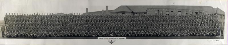 Group Portrait of 9th Parachute Battalion, September 1945