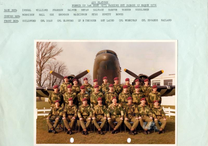 AA 421 Platoon 1975 with names