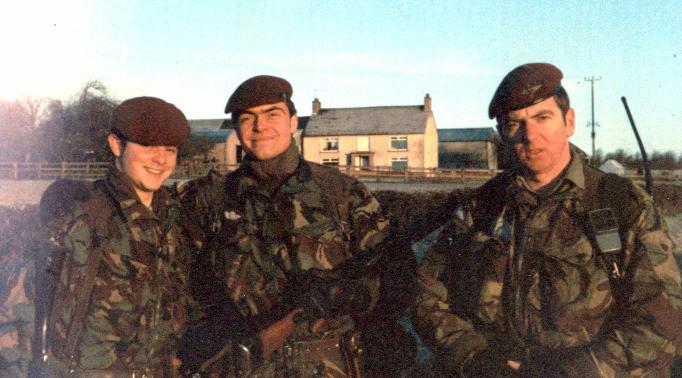 Members of 5 Platoon B Company 3 PARA, County Fermanagh in 1980/81 ...