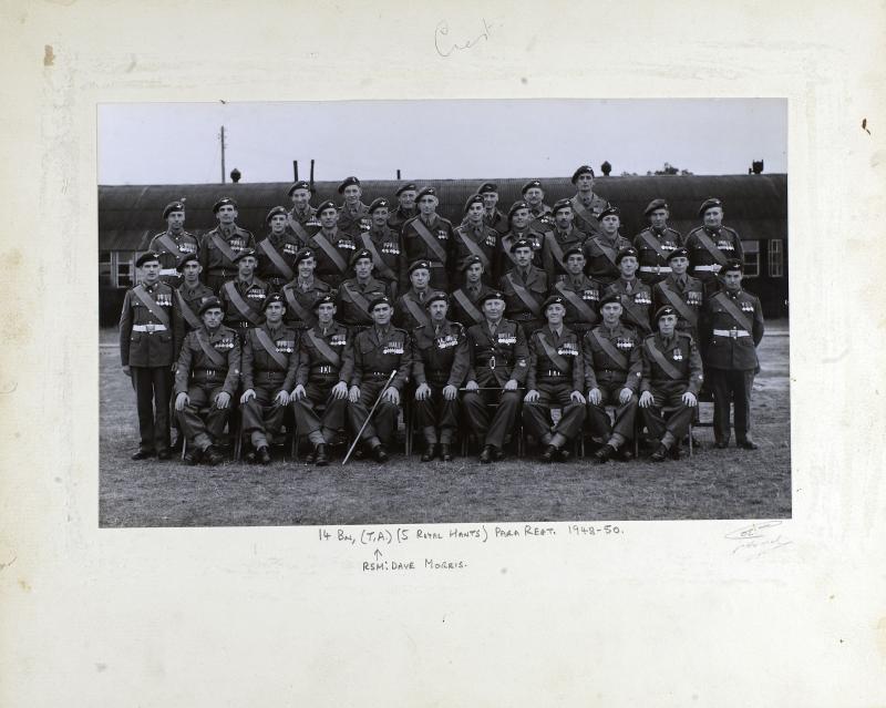 Group Photograph of 14th Parachute Battalion (T.A) 1948-1950