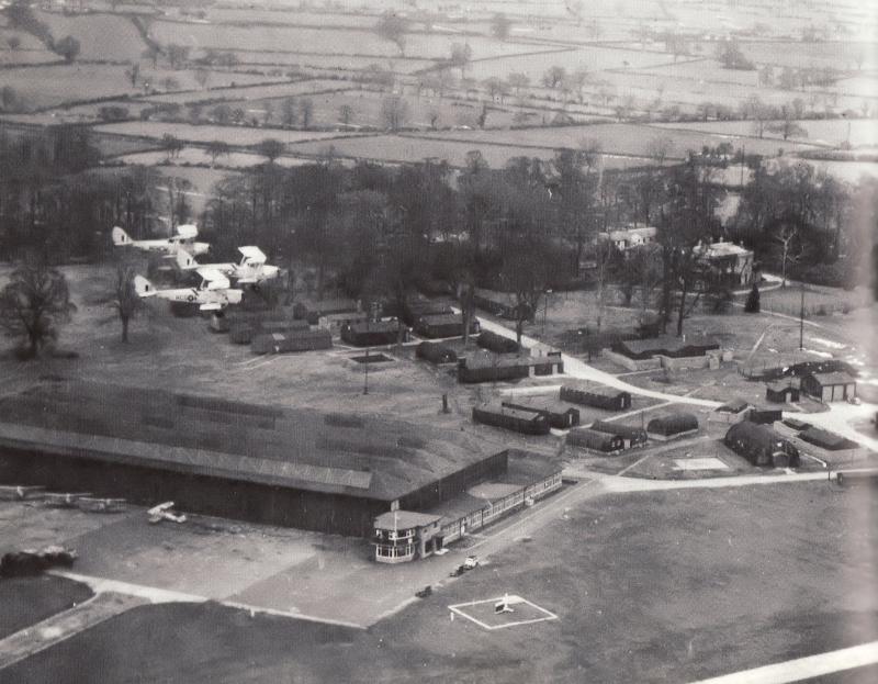 Aerial view of RAF Burnaston, nr Derby