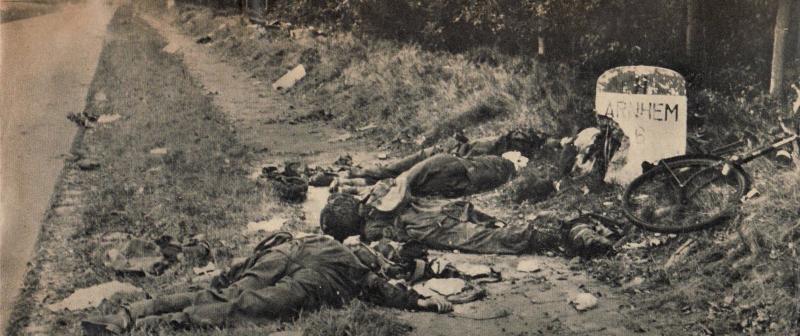 Bodies of Recce Sqn men ambushed at the 6km marker to Arnhem
