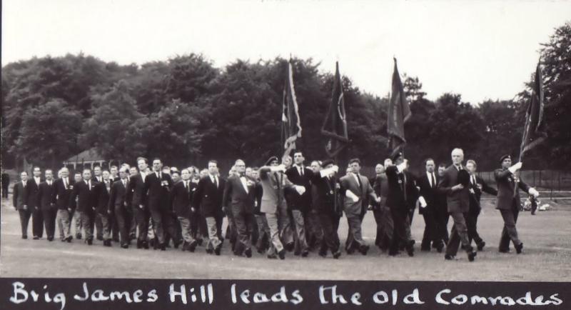 Brigadier Hill leads the Old Comrades