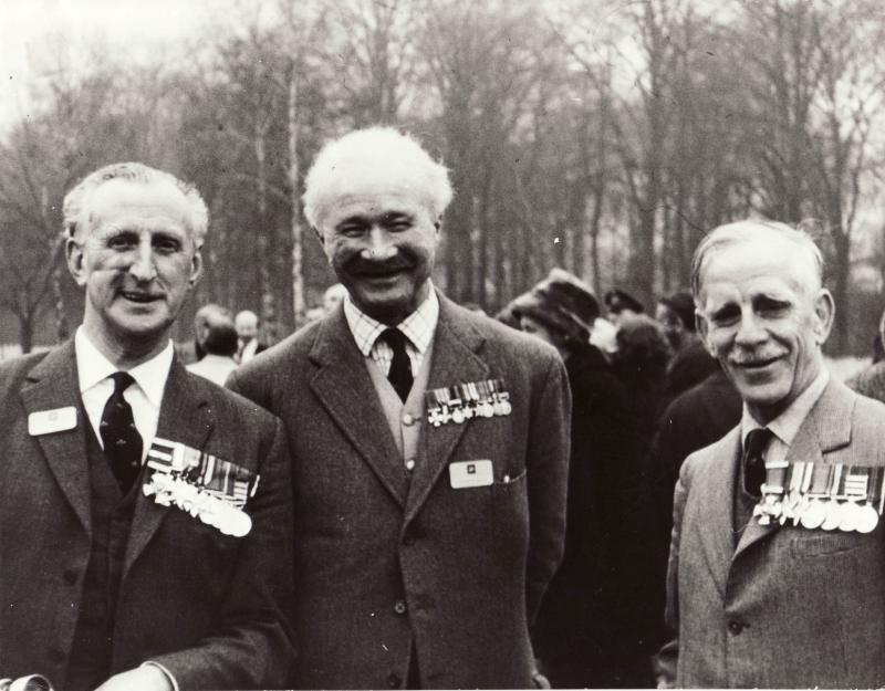 Col Geoffrey Pine Coffin, Lt Col Peter Luard and Gen Sir Kenneth Darling