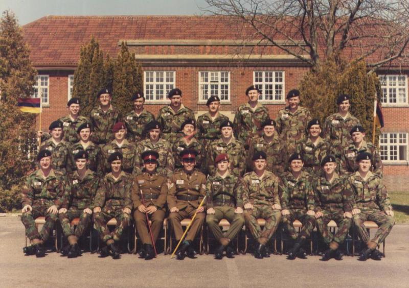Group Passing Out photograph Combat Medic Course, Longmoor, April 1984