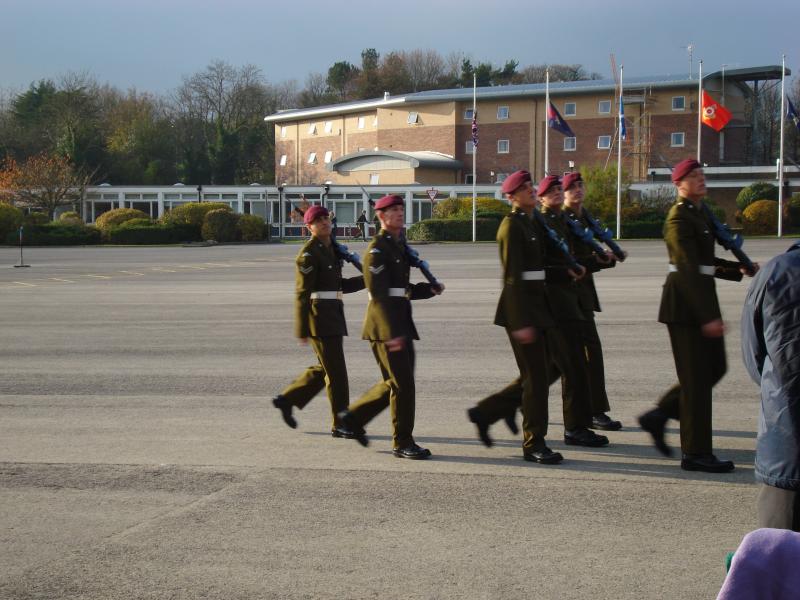 Oudna Platoon Pass off parade Depot Para