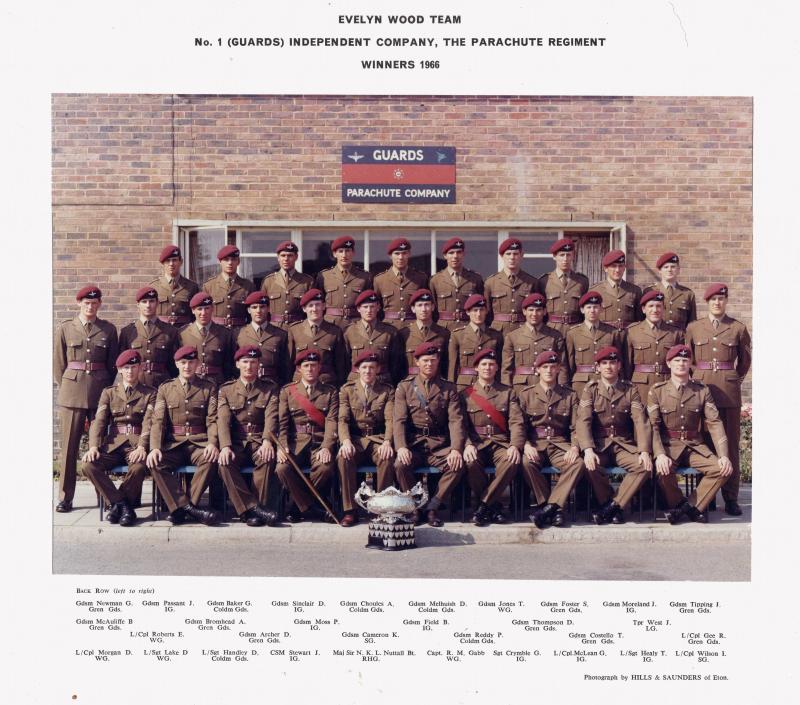 Evelyn Wood Team, No 1 (Guards) Independent Company, The Parachute Regiment, Winners 1966