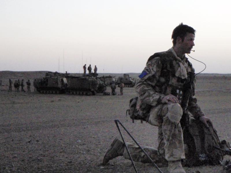 Jay Bateman on patrol, Afghanistan, 2008